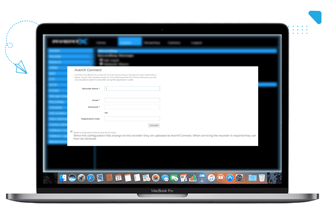 AvertX Camera Connect Login